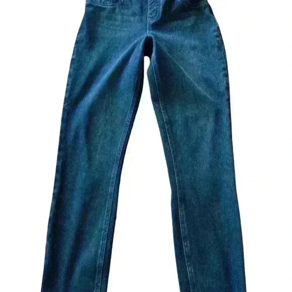 Spanx Womens Jegging Jeans High Rise Whiskering Stretch Pull-On Blue Size M - Picture 5 of 6